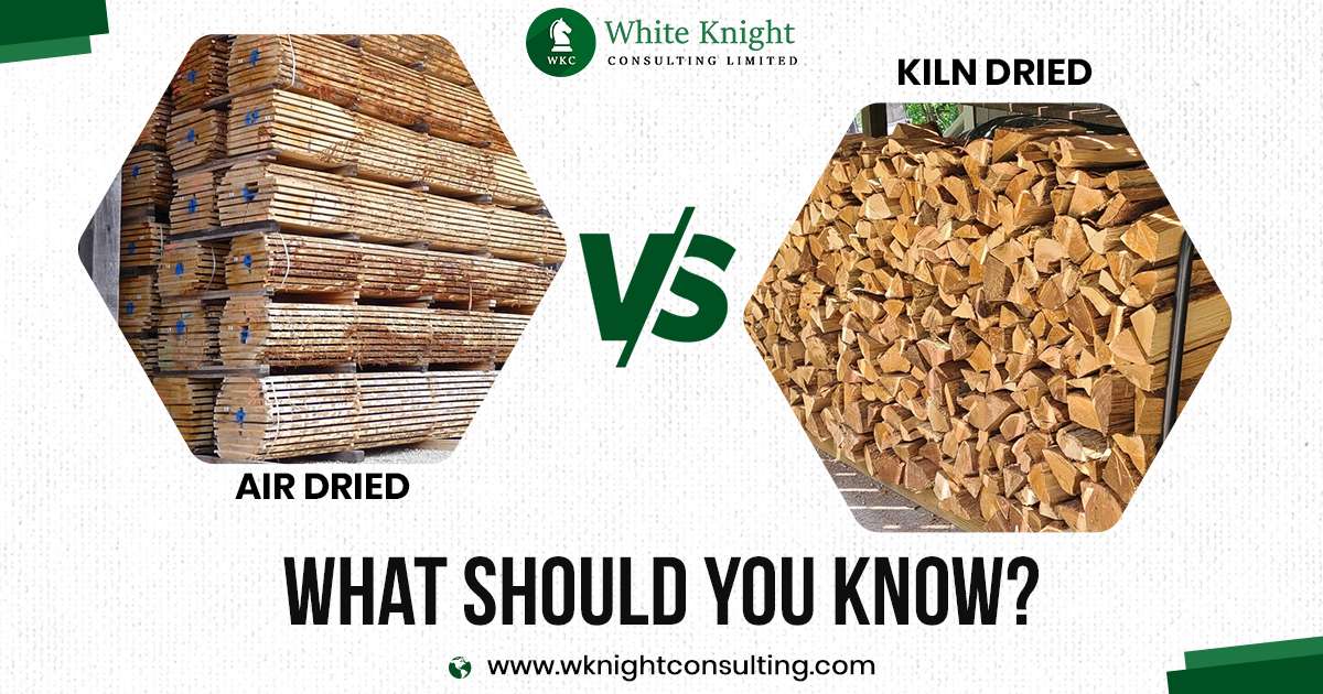 air-dried vs kiln dried wood
